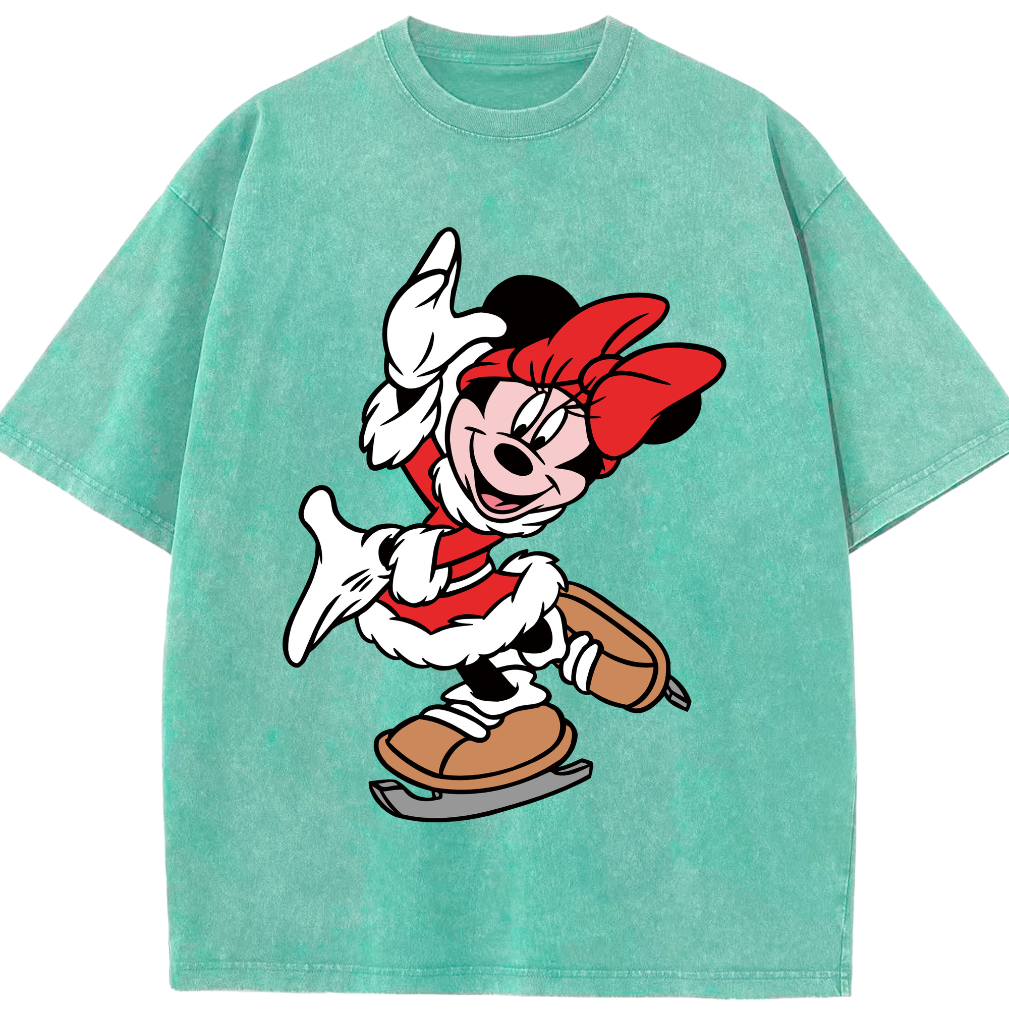 （画像用） ミッキーマウス Mickey Mouse 綿100% ヴィンテージ風 半袖Tシャツ（フロントプリント）